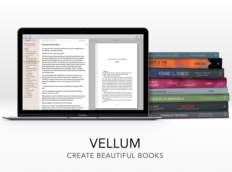 Vellum is one of the best writing apps for efficient content-creation.