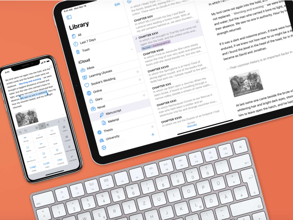 Ulysses is one of the best writing apps for efficient content-creation.