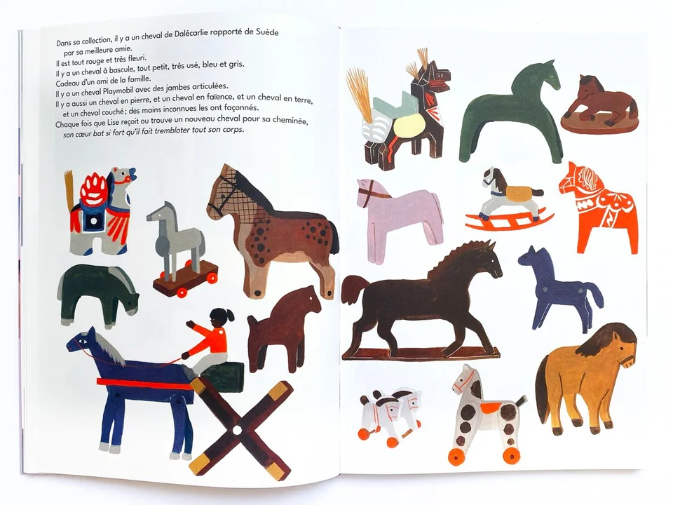 One child’s collection: horse figurines. The award-winning book "Collections" explores our emotional relationship with objects