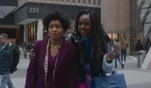 The Other Black Girl -- Season 1 -- Nella, an editorial assistant, is tired of being the only black girl at her company, so she’s excited when Hazel is hired. But as Hazel’s star begins to rise, Nella spirals out and discovers something sinister is going on at the company. Sinclair Daniel (Nella) and Ashleigh Murray (Hazel), shown. (Photo Courtesy of Hulu)