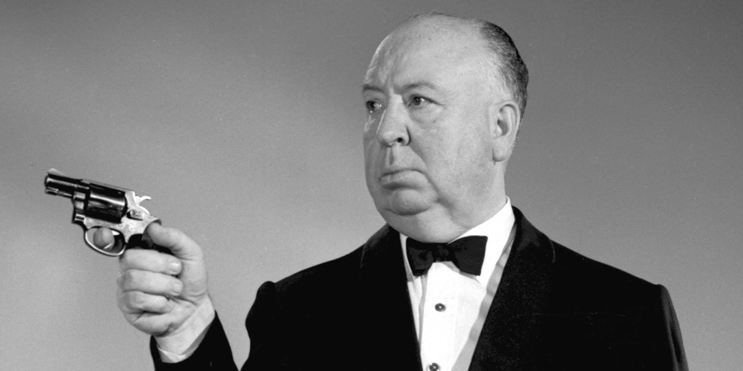 Alfred Hitchcock with Gun from Alfred Hitchcock Presents 