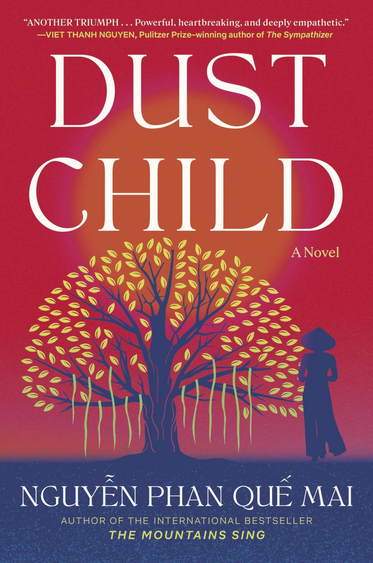 The dust jacket for Nguyễn Phan Quế Mai's new novel "Dust Child."