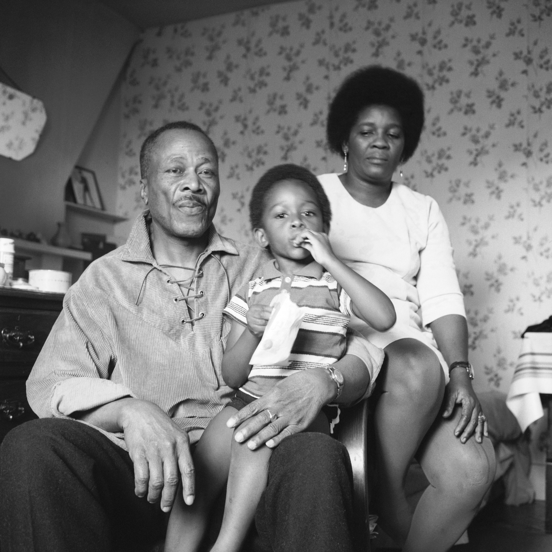 Child with his Grandparents, 1973