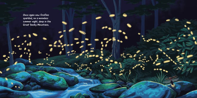 Using vibrant colors and storybook illustration techniques, Emma Oxford was able to convey the mystery and magic of "Pho’s" nighttime world.