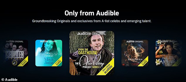 With thousands of audiobooks to choose from, including Originals you’ll only find on Audible , autobiographies narrated by celebrities and new talent, you’ll never run out of stories