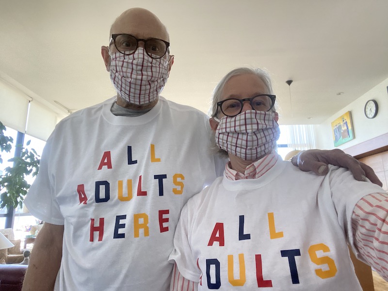All Adults Here tee shirts