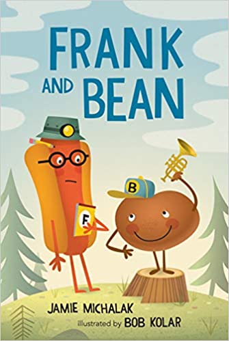 Book cover for Frank and Bean as an example of childrens books about friendship
