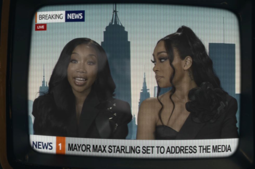 a screenshot of news anchors brandy and monica