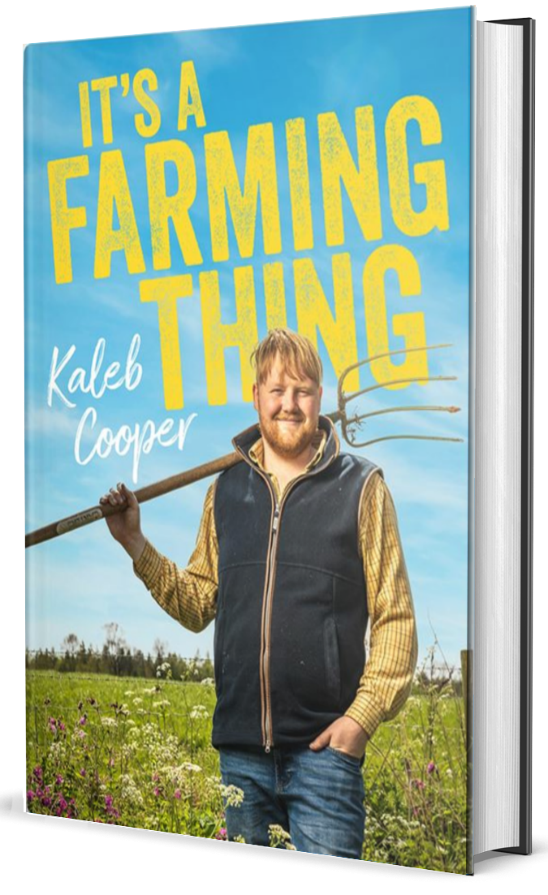 He's bringing out his third book - pictured above - called It's A Farming Thing, later this year