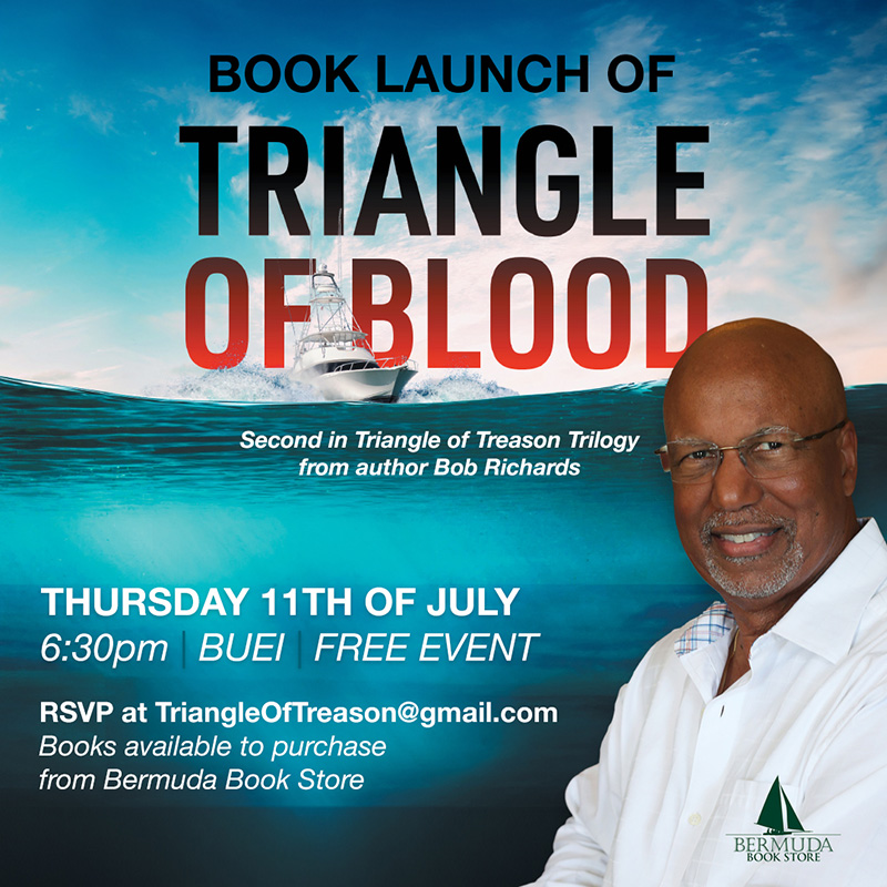 Triangle of Blood Book Launch Bermuda July 11 2024