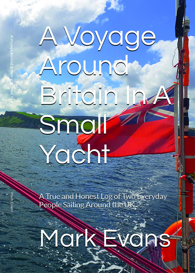 Book jacket for A Voyage Around Britain In A Small Yacht by Mark Evans