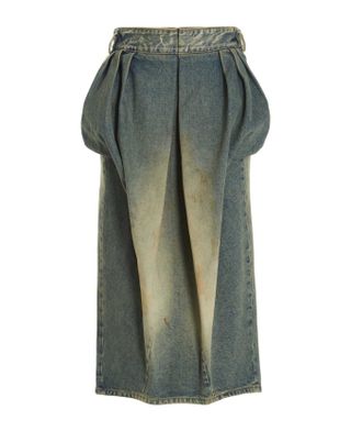 Best Price on the Market at Italist | Maison Margiela Dirty-Used Effect Skirt